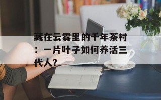 藏在云雾里的千年茶村：一片叶子如何养活三代人？