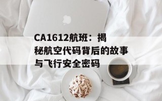CA1612航班：揭秘航空代码背后的故事与飞行安全密码