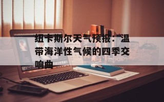 纽卡斯尔天气预报：温带海洋性气候的四季交响曲