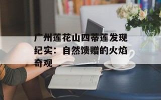广州莲花山四蒂莲发现纪实：自然馈赠的火焰奇观