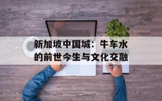新加坡中国城：牛车水的前世今生与文化交融