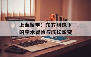 上海留学：东方明珠下的学术冒险与成长蜕变