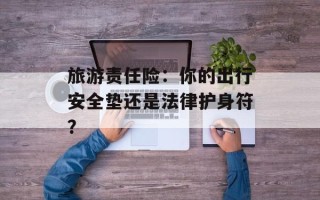旅游责任险：你的出行安全垫还是法律护身符？