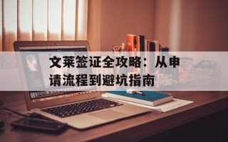 文莱签证全攻略：从申请流程到避坑指南