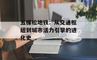 五棵松地铁：从交通枢纽到城市活力引擎的进化史